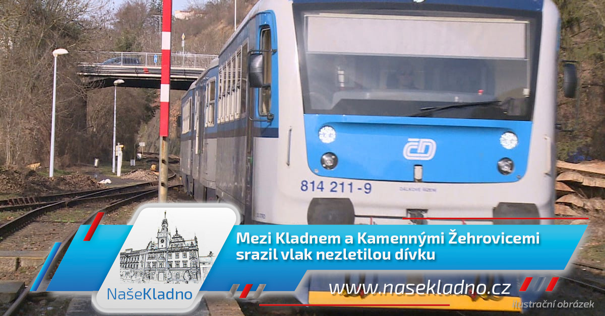 Neštěstí na Kladensku: Vlak na trati srazil dívku (13)! Na místo letěl ...